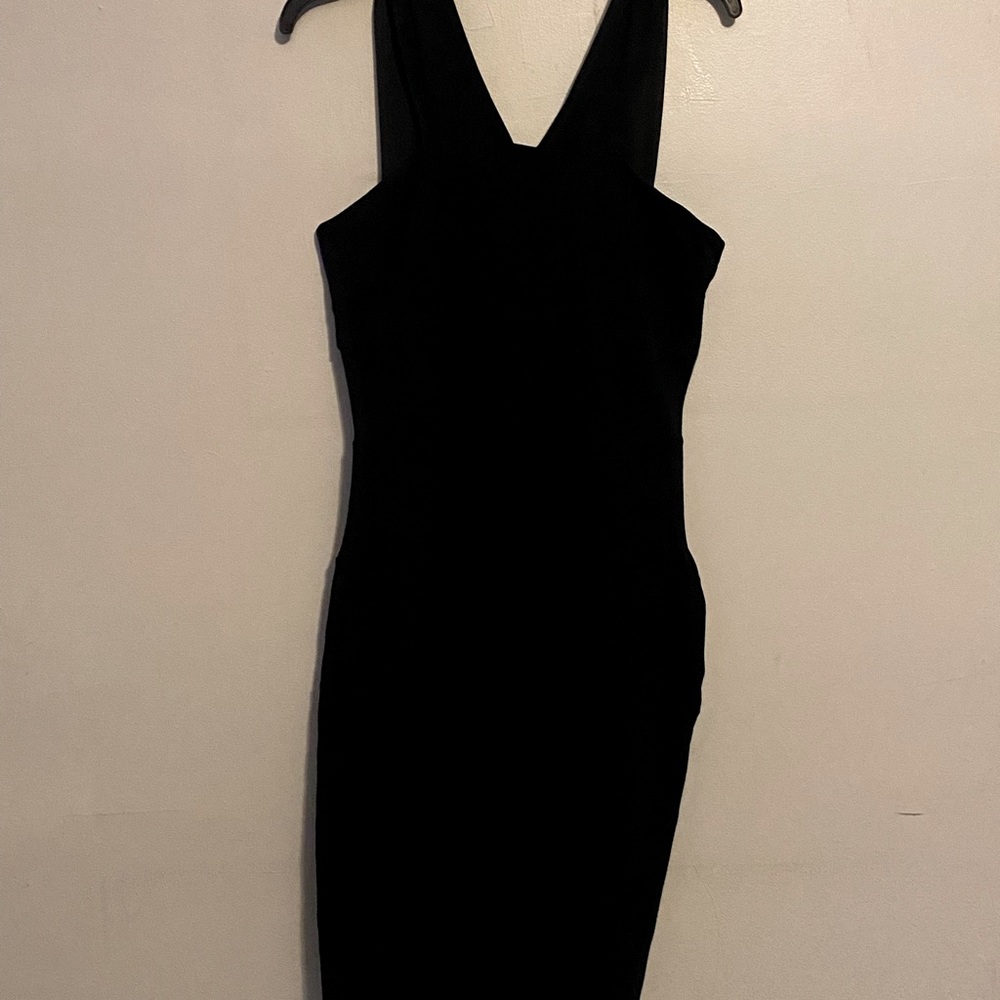 Little Black Dress. Has some asymmetrical details.